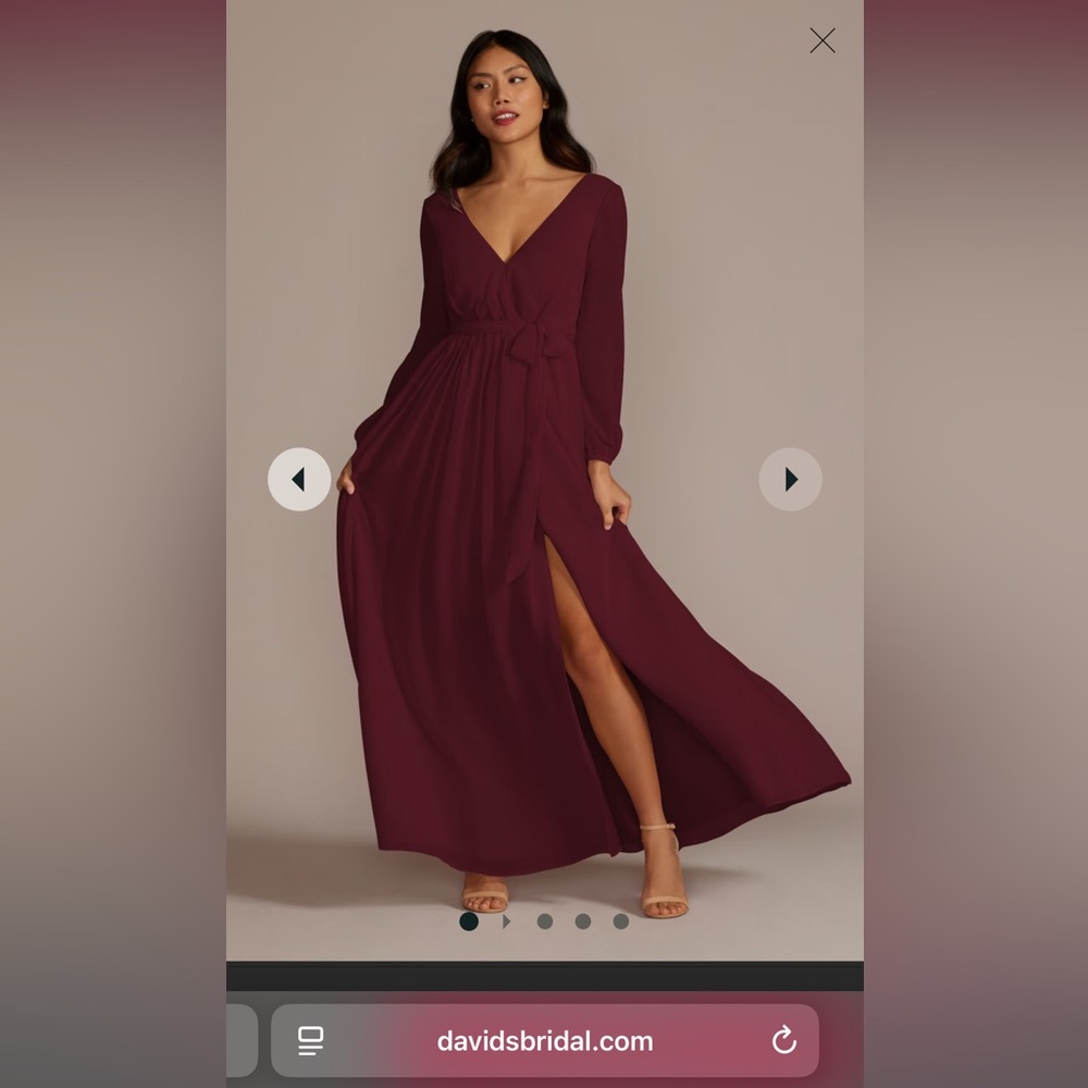 David’s Bridal Bridesmaid dress